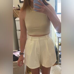 We wore What Cream Shorts